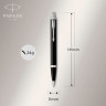 Шариковая ручка PARKER IM BLACK CT, M CW1931665